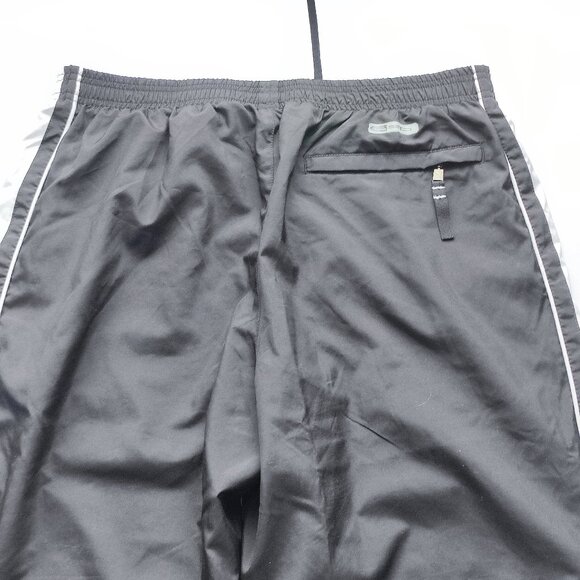 Puma training pants lightweight black with white stripes men's size M - Picture 4 of 7